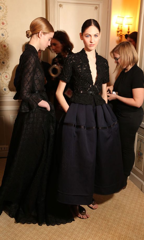 Backstage At The Christophe Josse SS13 Show At Paris Haute Couture Fashion Week, 2013