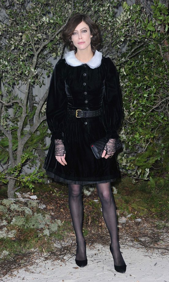 Anna Mouglalis Arriving At The Chanel SS13 Show At Paris Haute Couture Fashion Week, 2013