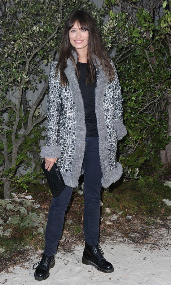 Caroline De Maigret Arriving At The Chanel SS13 Show At Paris Haute Couture Fashion Week, 2013