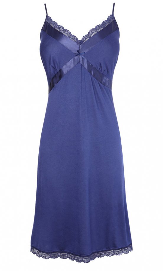 BHS Blue Lace Slip, £16