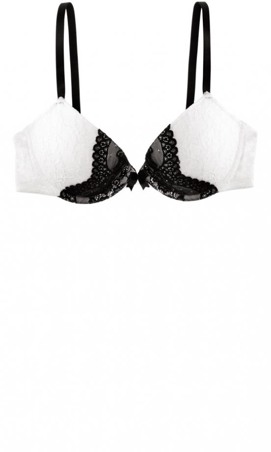 H&M Monochrome Push Up Bra, £7.99