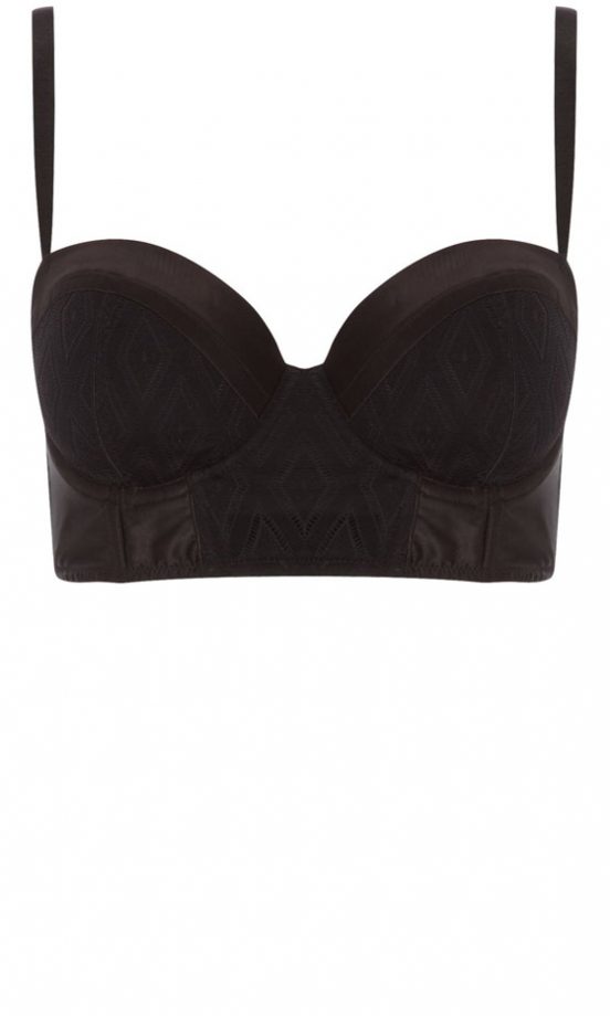 Matalan Black Longline Bra, £7