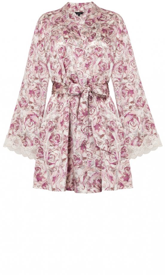 Rosie For Marks & Spencer Floral Silk Dressing Gown, £59
