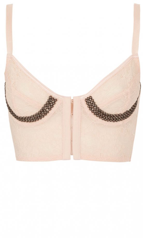 Topshop Studded Lace Bra, £22
