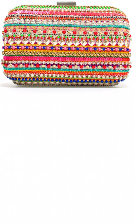 Zara SS13 Beaded Clutch Bag