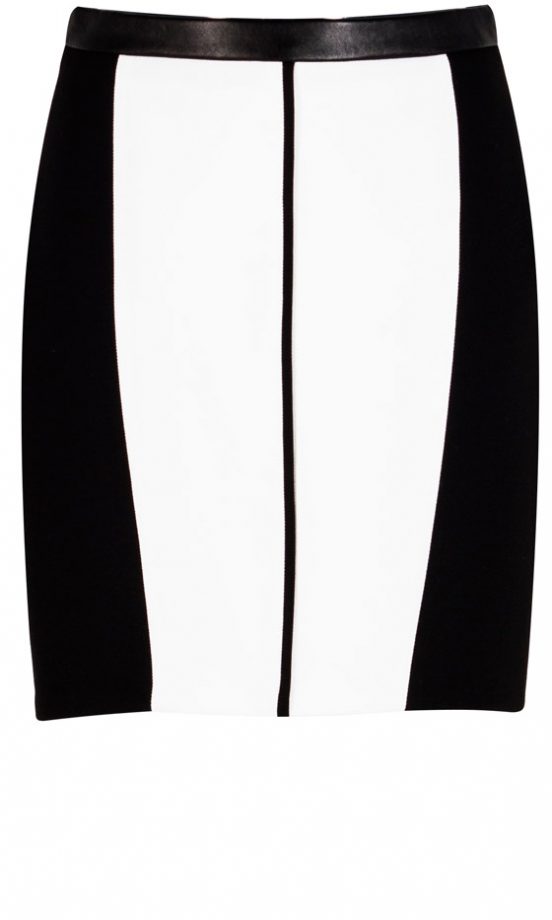 Zara SS13 Black And White Skirt