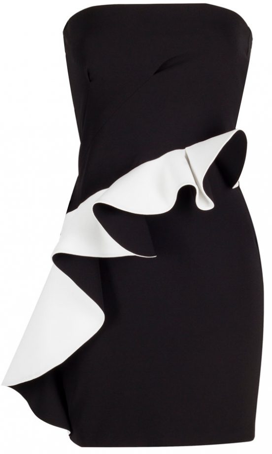 Zara SS13 Black Bandeau Dress