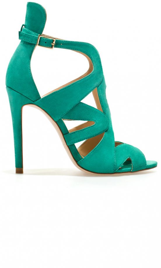 Zara SS13 Emerald Heels