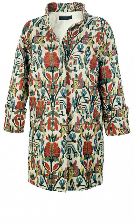 Zara SS13 Floral Print Jacket