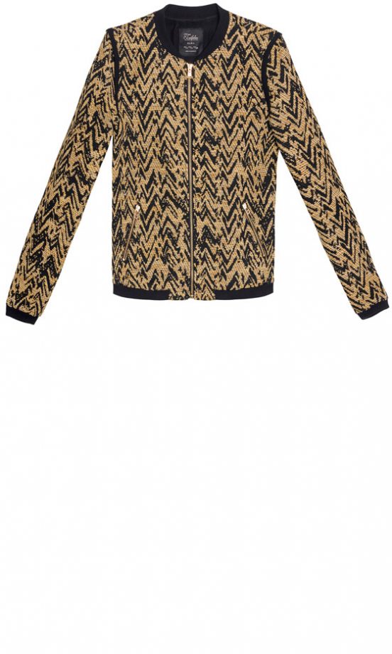 Zara SS13 Gold Print Jacket