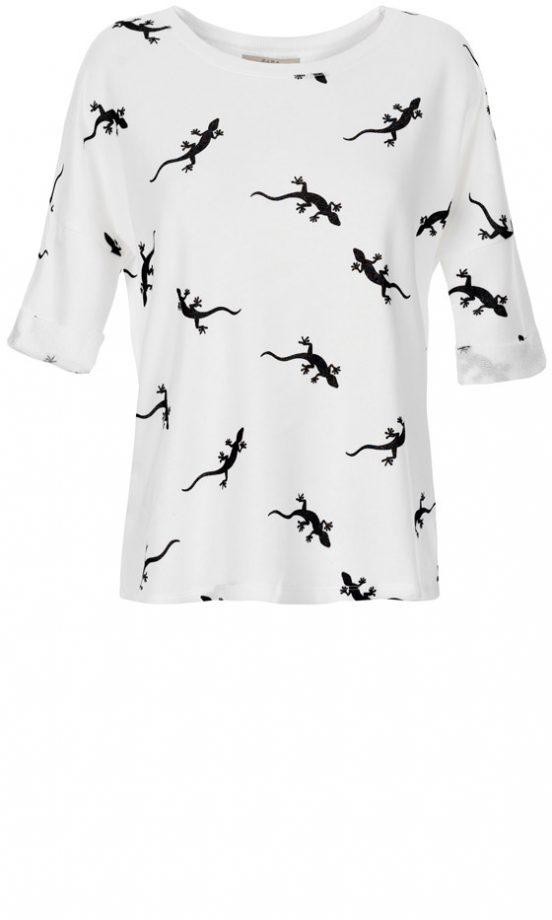 Zara SS13 Lizard Print T-Shirt