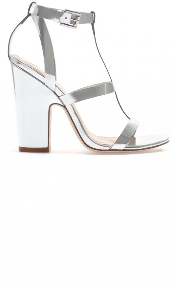 Zara SS13 Metallic Block Heels