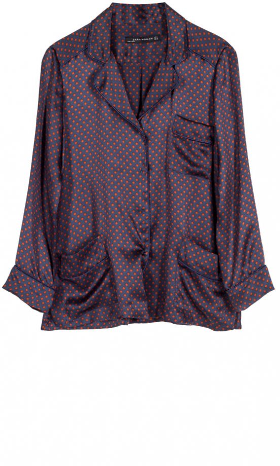 Zara SS13 Polka Dot Shirt