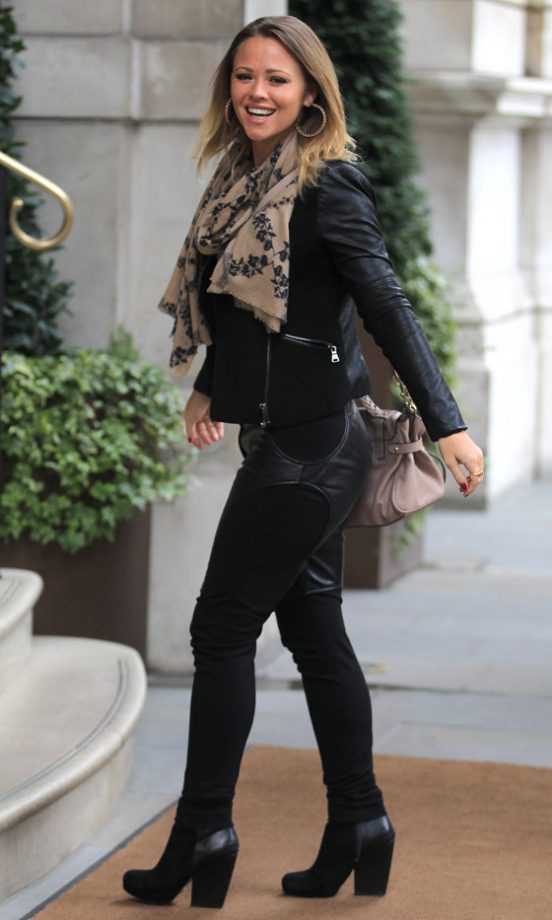 Kimberley Walsh Out In London, 2013