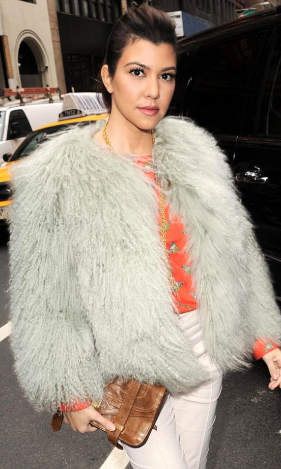 Kourtney Kardashian Out In New York, 2013
