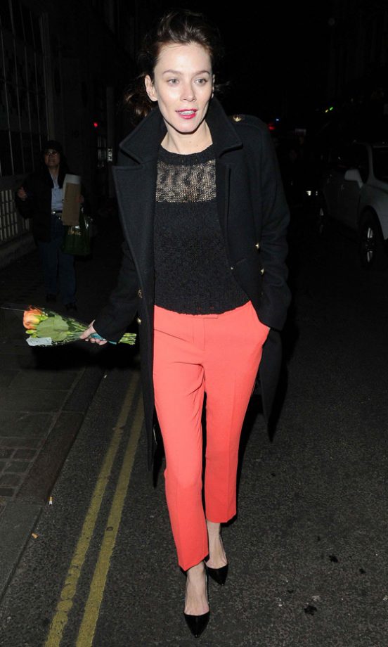 Anna Friel Out In London, 2013