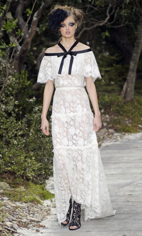 Chanel SS13 Fashion Show During Couture Fashion Week, Paris Feb 2013