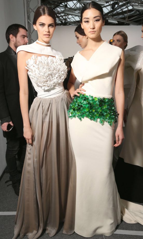 Backstage At The Stephane Rolland SS13 Show At Paris Haute Couture Fashion Week, 2013