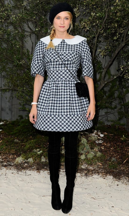 Diane Kruger Arriving At The Chanel SS13 Show At Paris Haute Couture Fashion Week, 2013