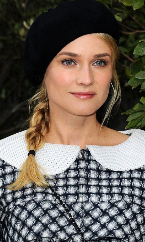 Diane Kruger Arriving At The Chanel SS13 Show At Paris Haute Couture Fashion Week, 2013