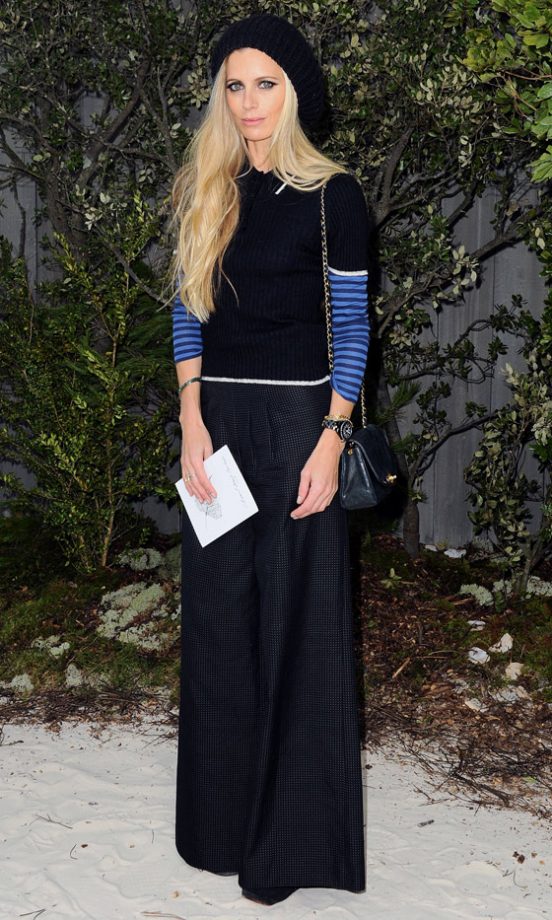 Laura Bailey Arriving At The Chanel SS13 Show At Paris Haute Couture Fashion Week, 2013