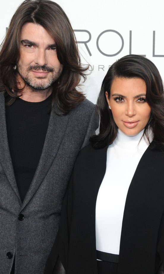 Stephane Rolland And Kim Kardashian At The Stephane Rolland SS13 Show At Paris Haute Couture Week, 2013