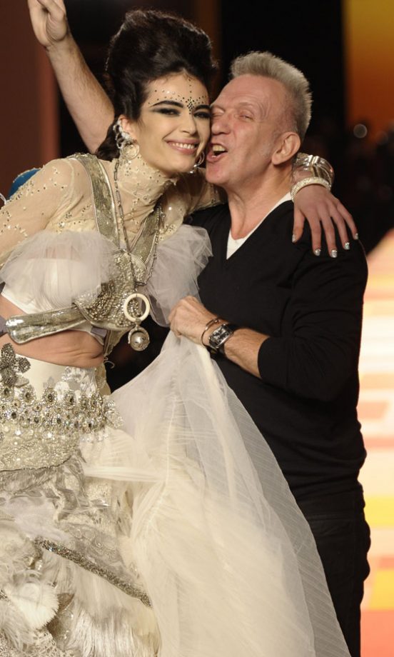 Jean Paul Gaultier on The Catwalk At The Jean Paul Gaultier SS13 Show At Paris Haute Couture Fashion Week, 2013
