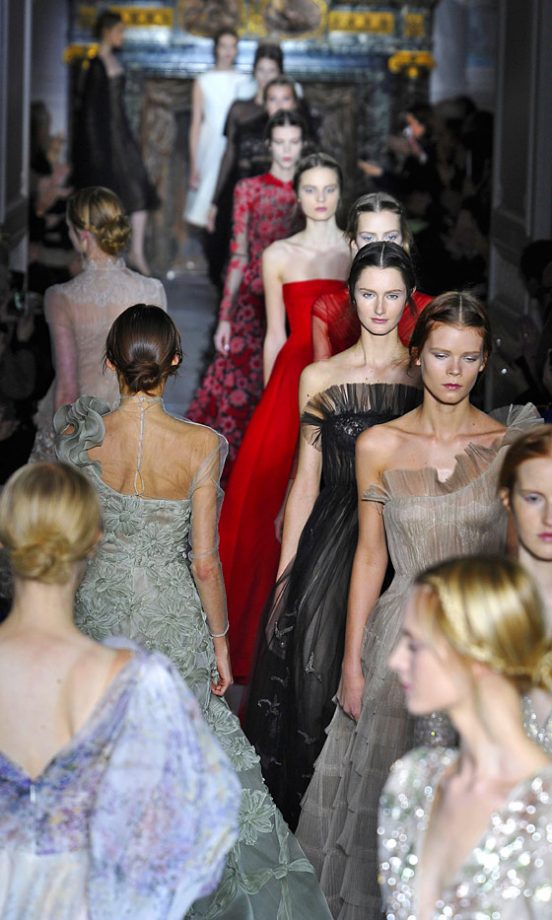 Valentino SS13 Show At Paris Haute Couture Fashion Week, 2013