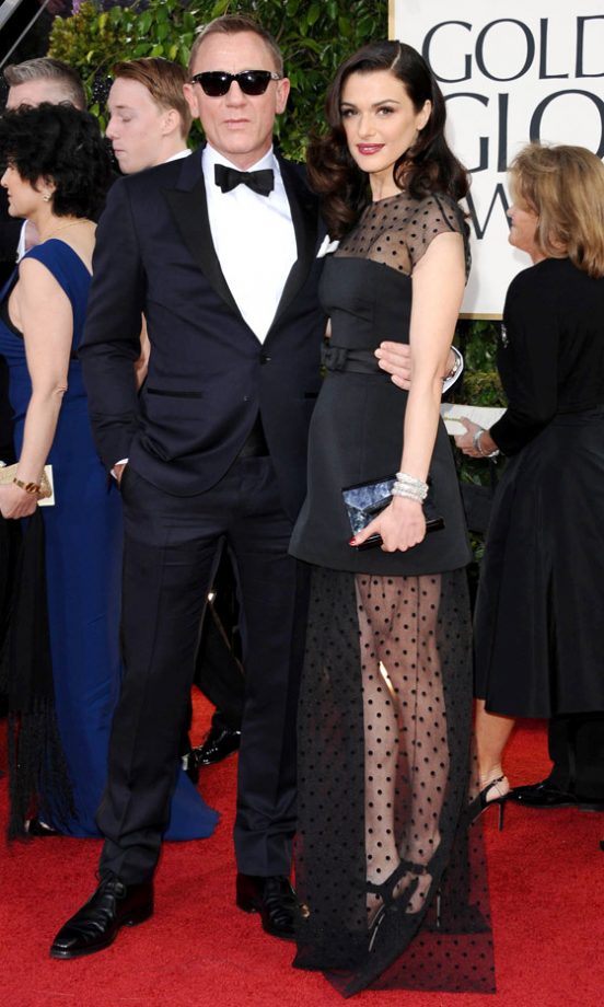 Daniel Craig And Rachel Weisz At The Golden Globes 2013