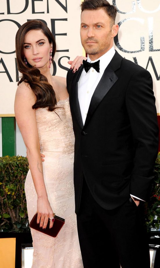 Megan Fox And Brian Austin Green At The Golden Globes 2013