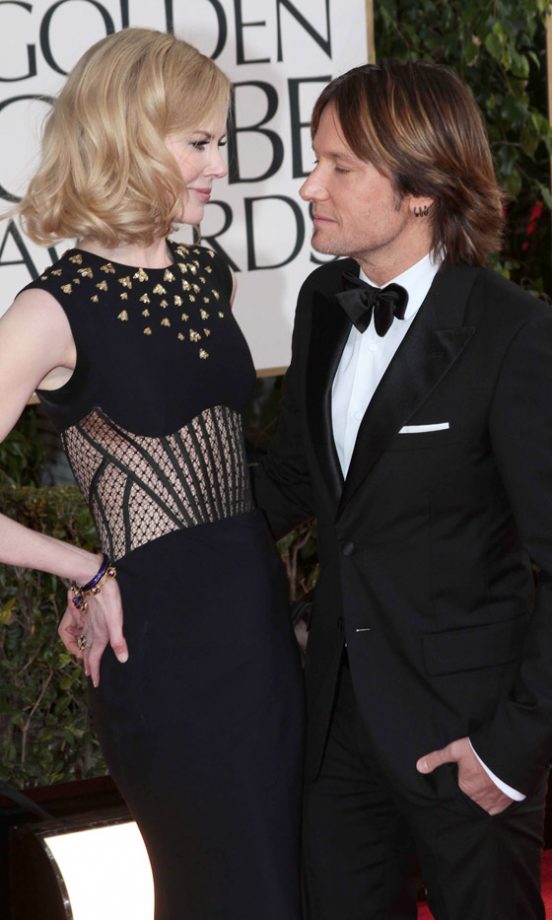 Nicole Kidman And Keith Urban At The Golden Globes 2013