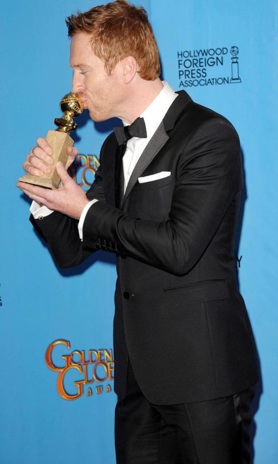 Damian Lewis At The Golden Globes 2013