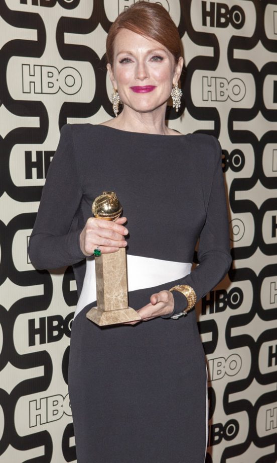 Julianne Moore At The HBO Golden Globes Party 2013