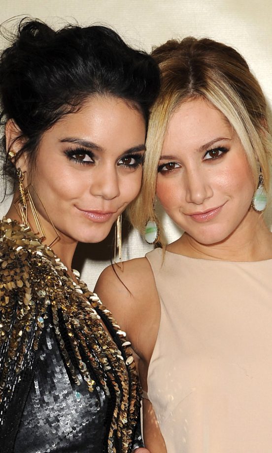 Vanessa Hudgens And Ashley Tisdale At The Weinstein Golden Globes Party 2013
