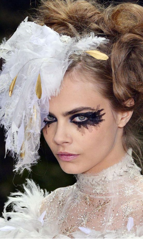 Cara Delevingne At The Chanel Show At Paris Haute Couture Fashion Week, 2013
