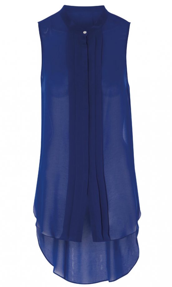 Matalan SS13 Blue Dip Hem Shirt