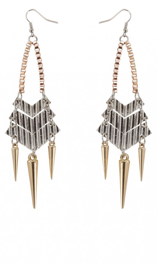 Matalan SS13 Spiked Drop Earrings