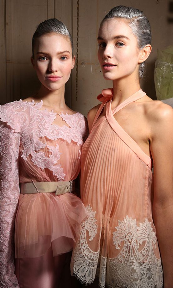 Backstage At The Alexis Mabille SS13 Show At Paris Haute Couture Fashion Week, 2013