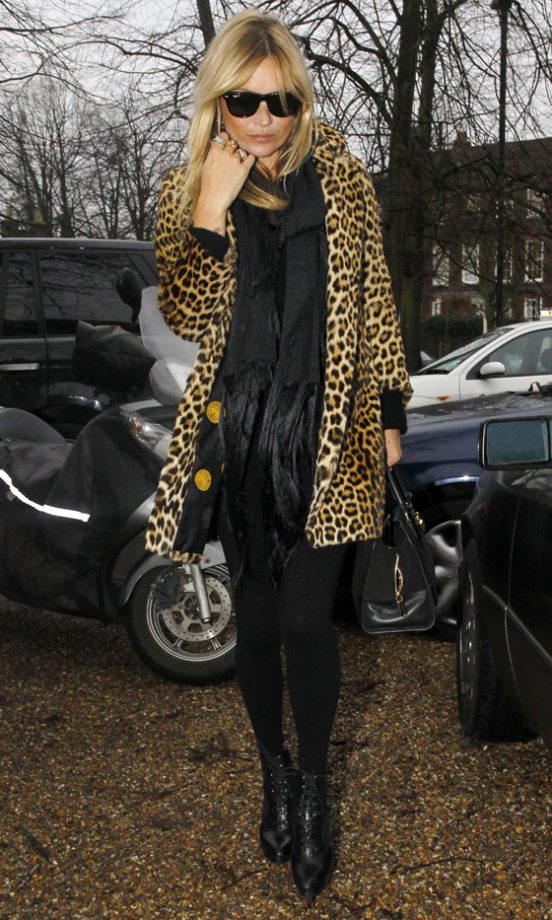 Kate Moss Out In London, 2012