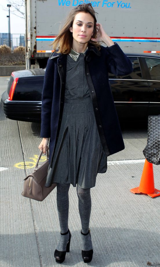 Alexa Chung Out In New York, 2012