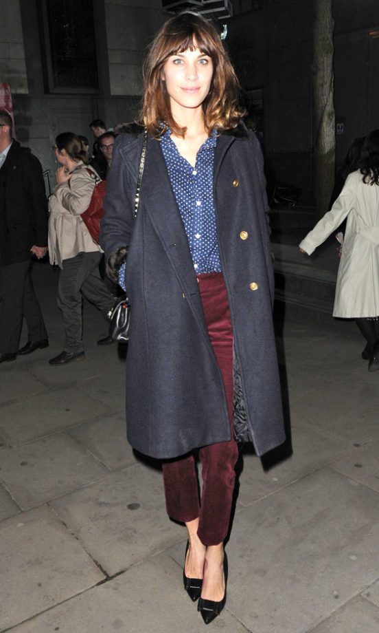 Alexa Chung Out In London, 2012