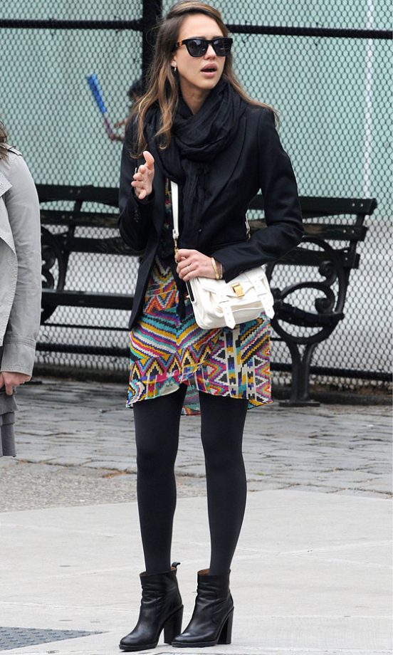 Jessica Alba Out In New York, 2012
