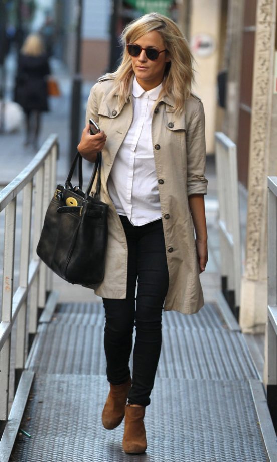 Caroline Flack Out In London, 2012