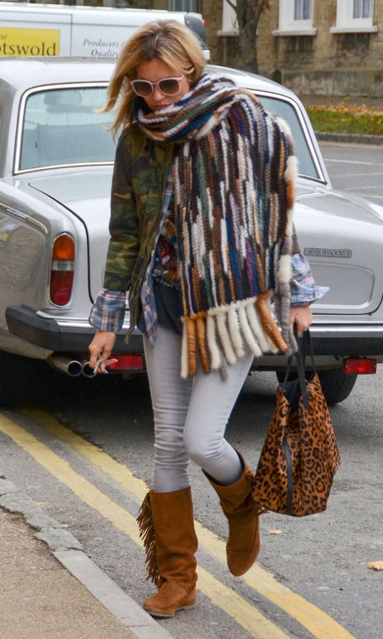 Kate Moss Out In Gloucestershire, 2012