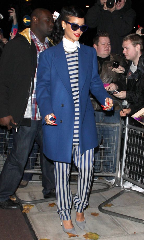Rihanna Turning On The Christmas Lights At Westfield Stratford City, 2012