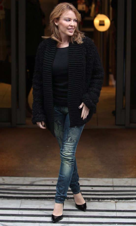 Kylie Minogue Outside The BBC Radio 2 Studios, 2012