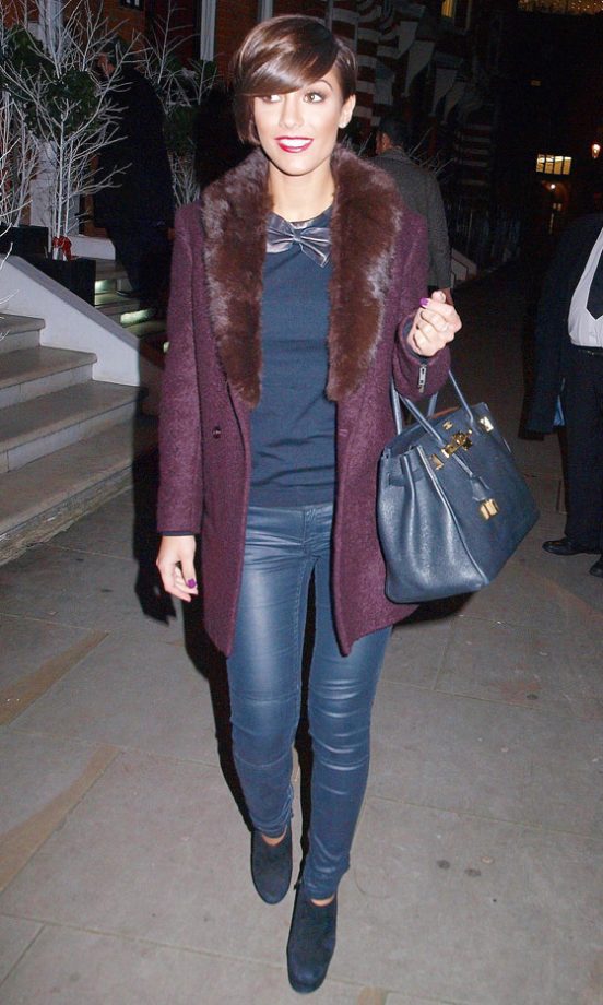 Frankie Sandford Out In London, 2012