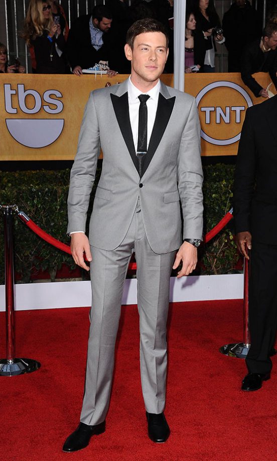 Cory Monteith At The SAG Awards, 2013