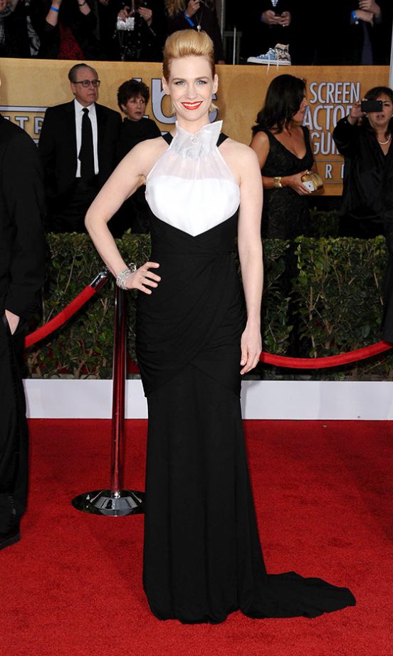 January Jones In Prabal Gurung At The SAG Awards, 2013
