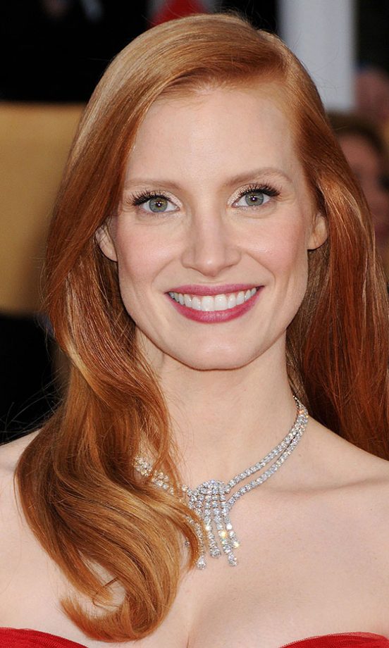 Jessica Chastain At The SAG Awards, 2013